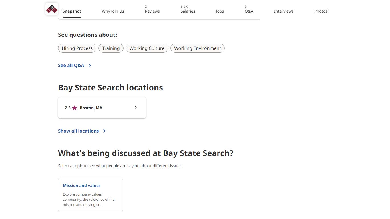 Bay State Search Careers and Employment | Indeed.com